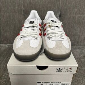 Women’s Adidas x Hello Kitty Gazelle Indoor White Red